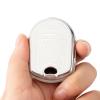 CHATYYD Key Fob Cover for Ford with Keychain, Soft Car Key Case for Ford F-150 F-250 F-350 Super Duty Explorer Expedition Lincoln MKX 2011-2014 Accessories(Silver Edged White) view 3