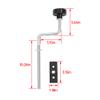 WUTIST 1/2" Snowmobile Trailer Ski Tie Bar Crank Tie Down Crank Bolt W/Turn Knob, Nut Plate view 3