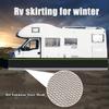 Rv Winter Skirting Thickening Rv Skirt Iron Mesh at The Bottom Rv Covers Rv Winter Skirting Thickening and Hardening Rv Skirting 31 Inches High Rv Skirting for Travel Trailer view 3