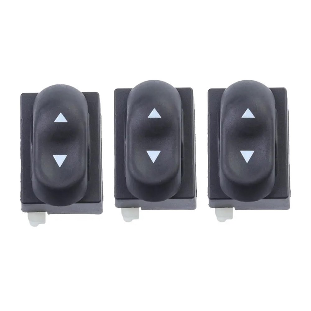 Front Left Power Window Switch Compatible with Escort Mustang Mercury F4ZZ-14529-B F4ZZ-14529-A F4ZZ14529B F4ZZ14529A(3 Buttons)