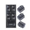 Front Left Power Window Switch Compatible with Escort Mustang Mercury F4ZZ-14529-B F4ZZ-14529-A F4ZZ14529B F4ZZ14529A(3 Buttons) view 2
