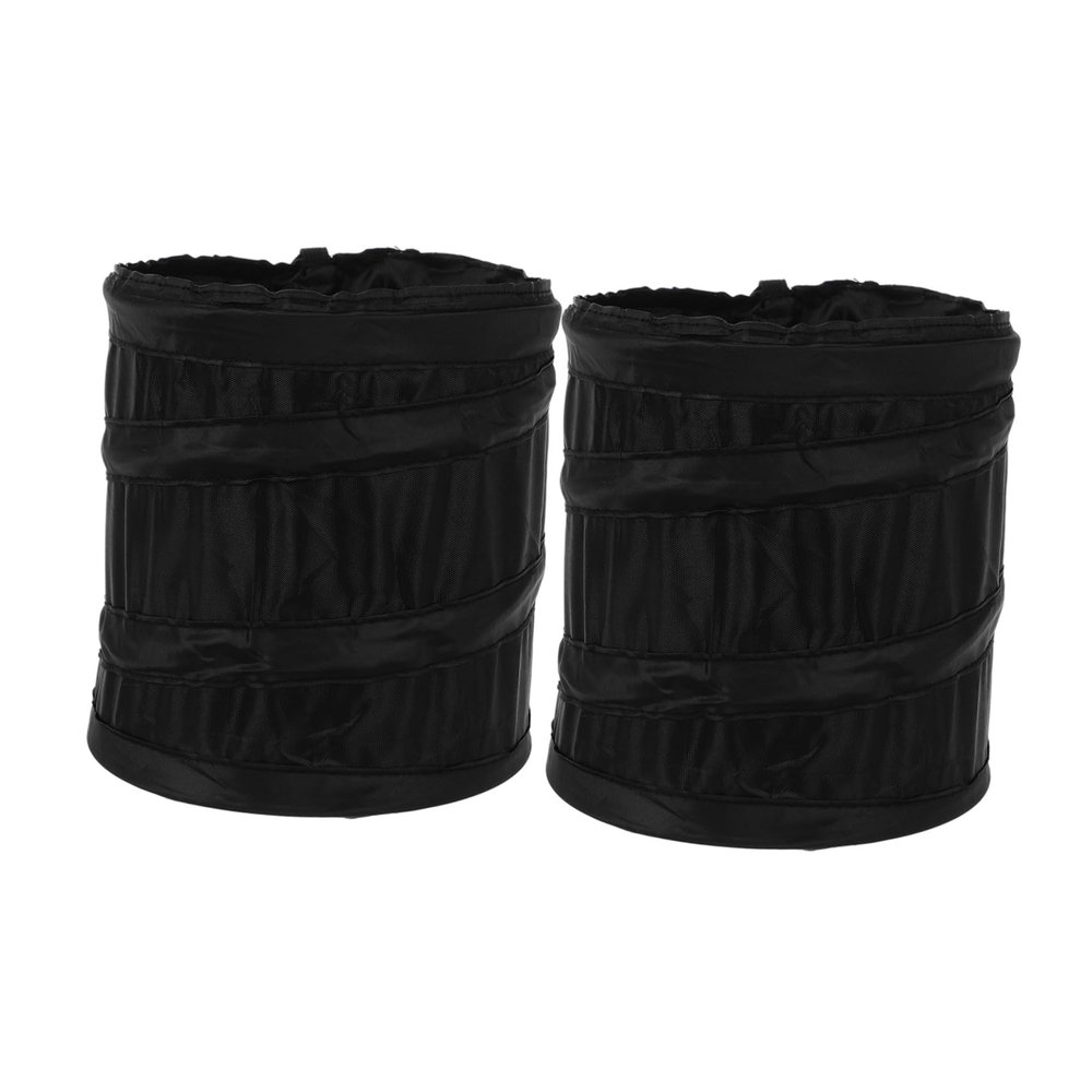 Mobestech 2pcs Portable Car Folding Trash Buckets with Collapsible Garbage Can for Vehicle Litter Storage Lightweight Multipurpose Outdoor and Camping Waste Containers