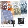 POPETPOP Oxford Fabric Trailer Tongue Jack Cover for Rv and Camping Electric Tongue Protector Portable Outdoor Hitch Accessory Shield view 3