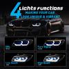 Headlights and Taillights for BMW E90 E91 3-Series 328i 335i 4dr Sedan 2009-2012 Frontlight Read Lamp Driver & Passenger Side(Front Head Lamp Only For 09-12 Halogen Ver) view 2