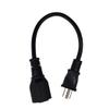 TEWOXIN 1FT(0.32M) NEMA 5-15P to 5-20R Power Cord, 125V 15A/20A Heavy Duty AC Extension Cable for Server Racks,PDUs,Workbench Tools view 2