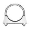 HARFINGTON U Bolt Muffler Exhaust Clamp 76mm/2.99" 304 Stainless Steel U-Bolt Clamps Muffler Tip Hook Saddle Exhaust Clip for Tip Pipes Connection view 1