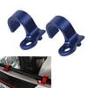 FSFY Brake Hydraulic Parts Rear Brake Hose Clamp Blue Aluminum For HONDA CRF230L 2006-2011, for HONDA CRF300L 2021-2022 1 Pair view 2