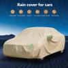 Car Cover Winter for Ford Transit Car Covers Waterproof All Weather,Outdoor Sun Rain UV Dust Snow Protection,with Door Zipper-Beige view 2