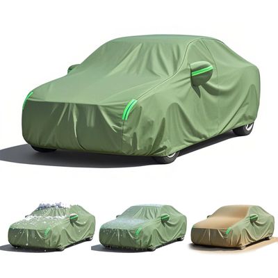 Car Cover Winter for BMW 3 Serie E36/E46/E90 1999-2012 Car Covers Waterproof All Weather,Outdoor Sun Rain UV Dust Snow Protection,with Door Zipper-Green
