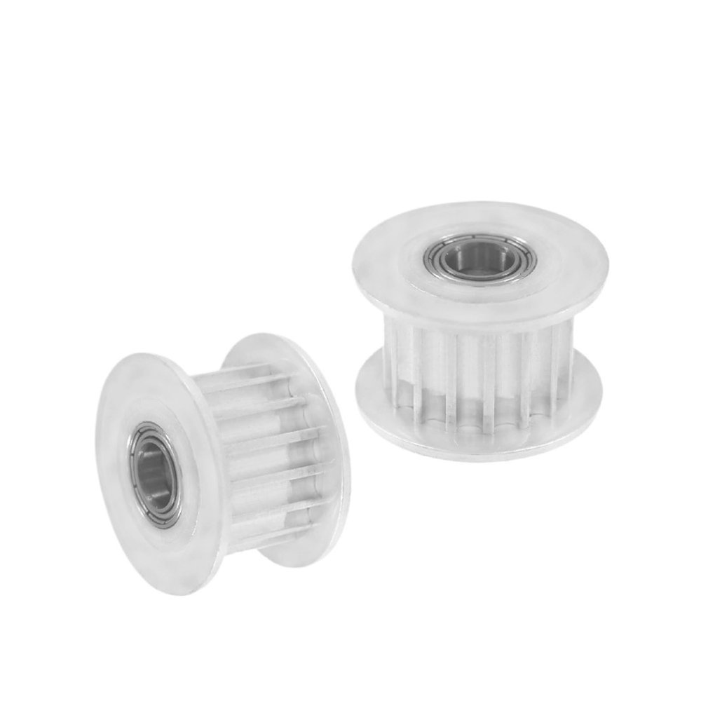 2PCS XL Idler Pulley 16T with Teeth 3/4/5/6/7/8mm Inner Bore Tooth Belt Idler Pulley 11mm Width Pulley Wheel(4mm)