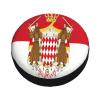 Flag of Monaco Spare Tire Cover Trailer Tire Covers for Truck SUV Camper Vehicle Wheel Cover Waterproof Sun Dust Protection view 4
