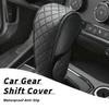 Suno Power Car Gear Shift Cover, Universal Car Accessories Compatible with Most Truck/Car/SUV, Leather Gear Shift Cover, Soft Comfort, Black view 4