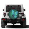 Foruidea Dragonfly Spare Tire Cover Dust-Proof Wheel Tire Cover Fit Trailer, RV, SUV and Many Vehicle 15 Inch view 2