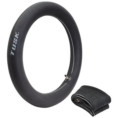Tusk Natural Rubber Tube 60/100x14 3mm Severe Duty Motorcycle Inner Tube, TR-4 Valve Stem