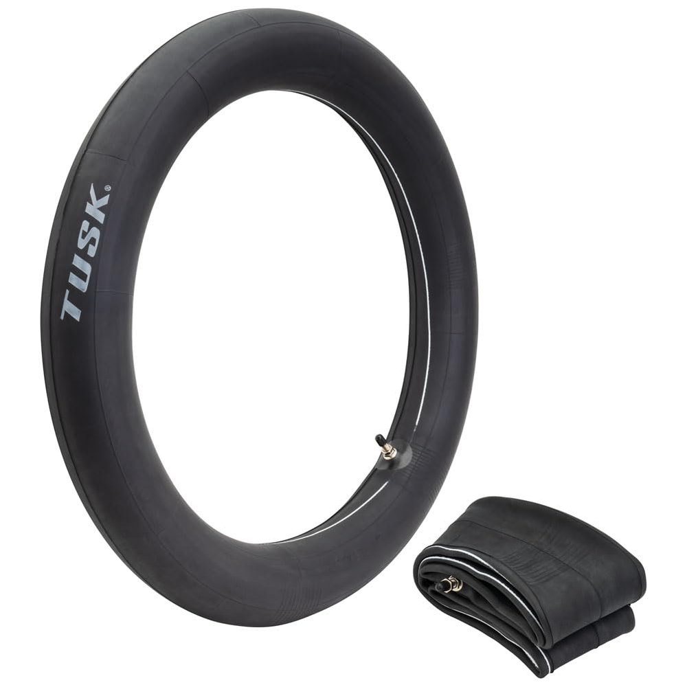 Tusk Natural Rubber Tube 60/100x14 3mm Severe Duty Motorcycle Inner Tube, TR-4 Valve Stem