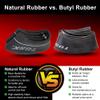 Tusk Natural Rubber Tube 60/100x14 3mm Severe Duty Motorcycle Inner Tube, TR-4 Valve Stem view 2
