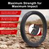 Tusk Natural Rubber Tube 60/100x14 3mm Severe Duty Motorcycle Inner Tube, TR-4 Valve Stem view 3