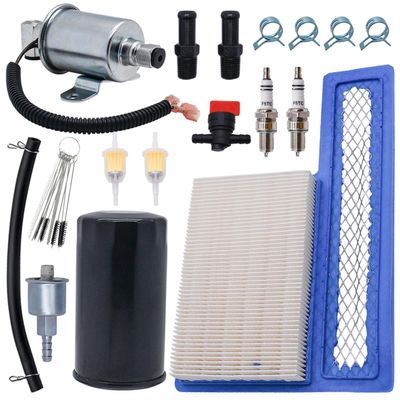 Rebuiman 140-3116 Air Filter Tune Up kit with 122-0836 Oil Filter A047N929 Fuel Pump fit for Onan RV QG Generators 5500 7000 HGJAA HGJAB HGJAC with Fuel Pump 149-2620