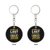 Kangweida My Last First Day Senior 2030 Class Of 2030 Durable Aluminum Round Keychain Stylish Useful view 2