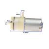 MOICEYHF 370 Air Pump DC 3V 3.7V 4.2V 5V Vacuum Pump view 3