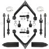 TUUMOND Front Upper Control Arm with Ball Joint Fit for Dodge Ram 1500 2002 2003 2004 2005 2WD/ RWD; Excludes Extended Crew Cab Or Mega-Cab Models; 5-Lug Models-12 PCS Suspension Kit K7424, K7411 view 1