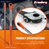 Krenlory 7578 7/16" Automatic Slack Adjuster Wrench for Brake Adjustment on Heavy-Duty Trucks with Haldex Slack Adjusters view 3
