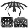 Chiffonade 2 Sets Helmet Padding Kit - Replacement Sealed Sponge Foam Liners with Protective Mesh for Bike & Motorcycle Helmets (Black, 16x30cm) view 4