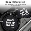 AMZAUTO Car Cup Holder Coaster, 4 PCS Universal Car Cup Holder Insert Coasters Silicone, 2.76 Inch Sift-Proof Spill Drink Mat, Vehicle Interior Accessories for SUV, Truck (Black) view 4