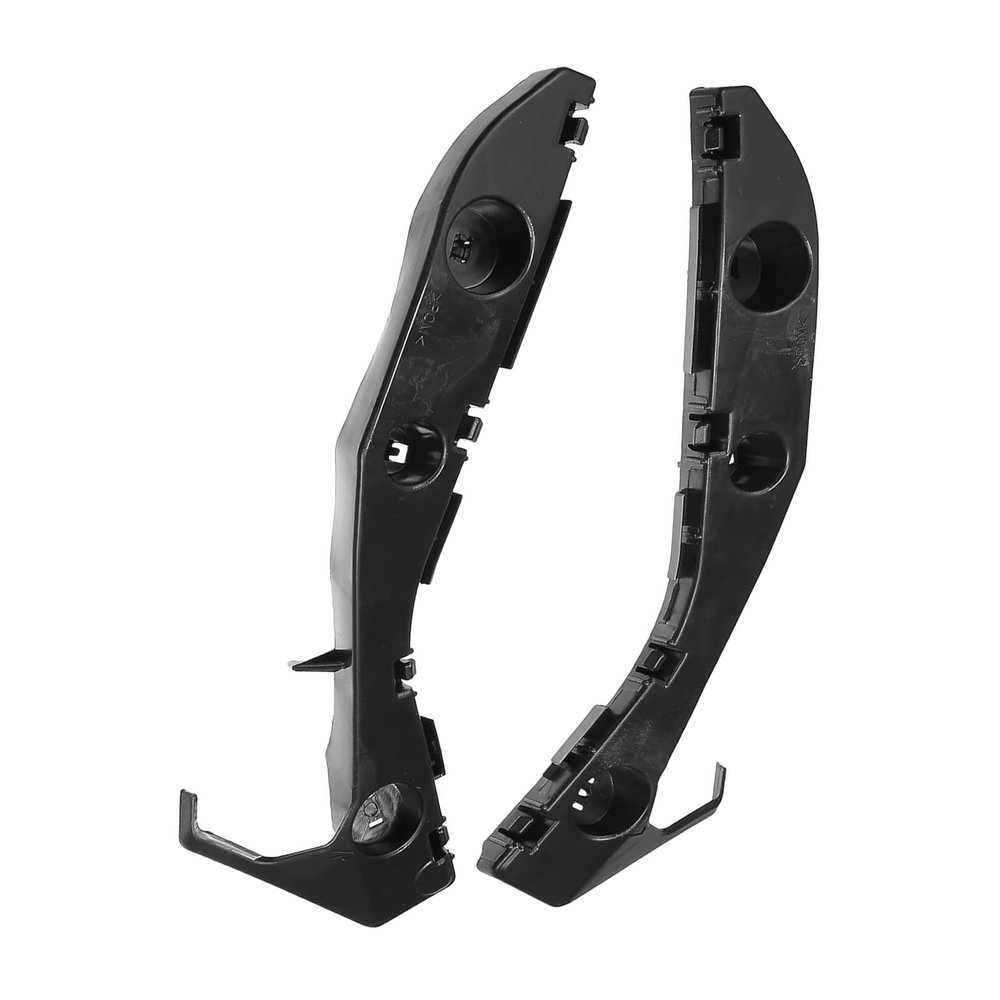 Edinstry Pair Front Bumper Mounting Retainer Support Compatible with Toyota Prius 20042009, Replace OE# 52115-47010 52116-47010, Durable Black Plastic Left & Right Side Bracket
