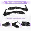 Edinstry Pair Front Bumper Mounting Retainer Support Compatible with Toyota Prius 20042009, Replace OE# 52115-47010 52116-47010, Durable Black Plastic Left & Right Side Bracket view 2