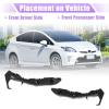Edinstry Pair Front Bumper Mounting Retainer Support Compatible with Toyota Prius 20042009, Replace OE# 52115-47010 52116-47010, Durable Black Plastic Left & Right Side Bracket view 4