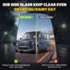 Passenger Upper Side Heated Mirror Glass Compatible with 2015-2025 Ford Transit 150 250 350 2023-2025 E-Transit Replace CK4Z-17K707-D CK4Z17K707D view 2