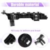Edinstry 1 Pair Front Bumper Bracket Retainer Spacer Mounting Support Left & Right Compatible with Honda Accord 20182022, Replace OE# 71193-TVA-A01 71198-TVA-A01, Black Plastic view 2