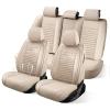 FaiFani Car Seat Covers Full Set Fit for Kia Spectra 2000-2009, Beige view 2