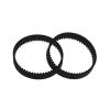Ccuigang-Synchronous Belt S8M Timing Belt Black Rubber Drive Belt S8M600/616/632/640/656/680/704/712/720/752/760 Gear Belt Width 25/30mm, 1pcs, Smooth and efficient(S8M712mm,25mm) view 2