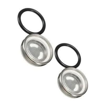 Motorcycle Upper Brake Oil Window Mirror Sight Glass Rubber Gasket Fit For 18mm 14mm 12mm(2pcs 14.5mm)