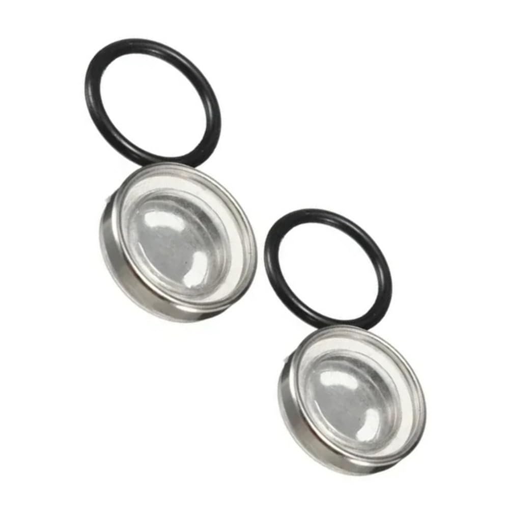 Motorcycle Upper Brake Oil Window Mirror Sight Glass Rubber Gasket Fit For 18mm 14mm 12mm(2pcs 14.5mm)