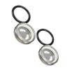 Motorcycle Upper Brake Oil Window Mirror Sight Glass Rubber Gasket Fit For 18mm 14mm 12mm(2pcs 14.5mm) view 1
