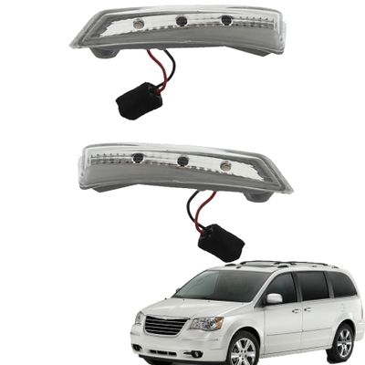 Muooam Outside Door Mirror Front Turn Signal Left & Right Side Replacement for Town & Country 2008-2016