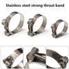 Exhaust clamps, Stainless Steel V-Band Clamp T Bolt Hose for Automotive Pipe and Diameter 17-103mm(40-43mm) view 3