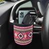 CLOHOMIN Pink Aztec Tribal Car Air Vent Mount Storage Organizer Box Portable Auto Storage Pouch Pocket for Women Easy to Install Car Vent Organizer view 3