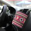 CLOHOMIN Pink Aztec Tribal Car Air Vent Mount Storage Organizer Box Portable Auto Storage Pouch Pocket for Women Easy to Install Car Vent Organizer view 4
