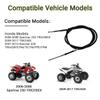 43460-HP5-601 Rear Hand Brake Cable for Honda TRX250X TRX250EX Rancher 420 Sportrax 250 | Replace 43455-HN6-A30 | 1 Pack Replacement Brake Cable view 3