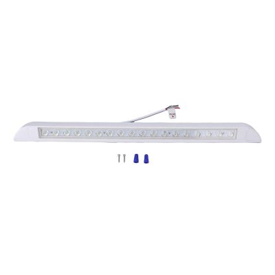 MAVIS LAVEN 20 Inch RV LED Porch Light, Down Angle Flood Beam RV Multifunctional Vehicle Light 6000K Cool White 9W 900LM for Truck Trailer Camping Car Yacht (White Without Switch)