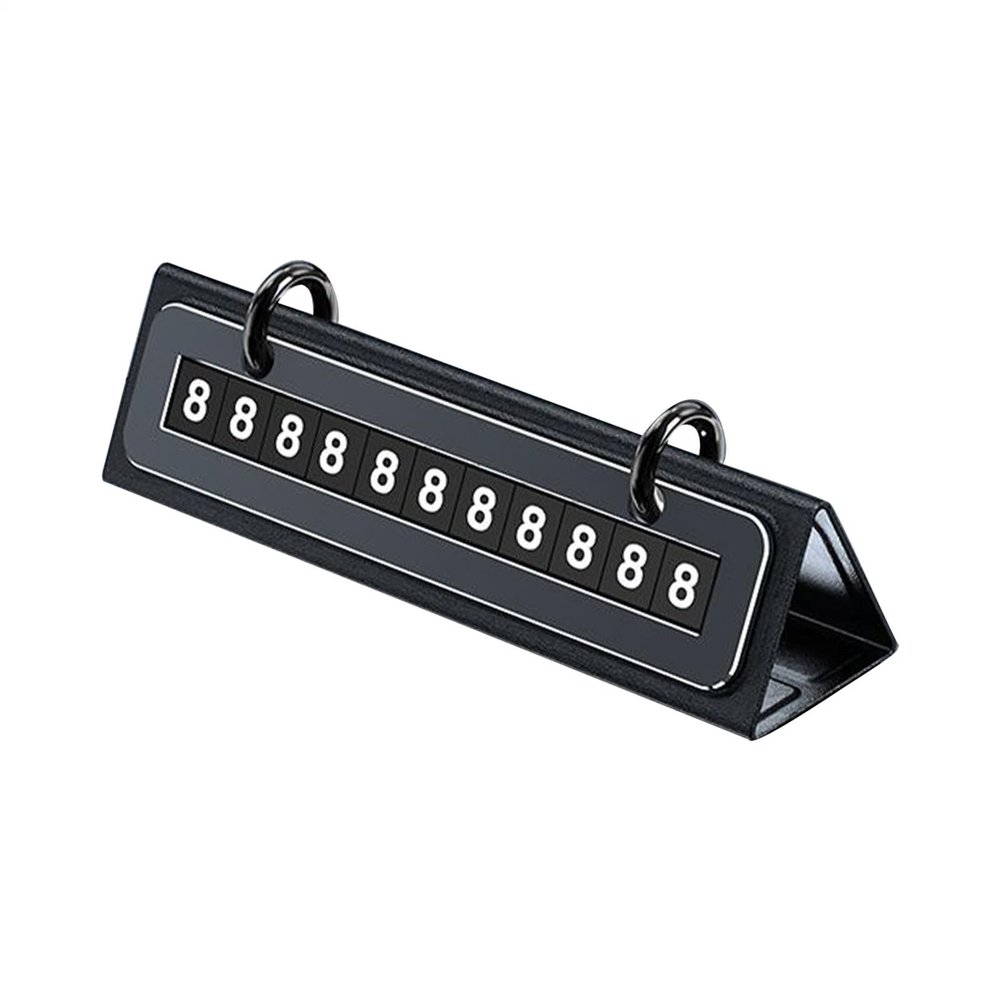 Temporary Parking Number Plate | Privacy Keeping Non-Slip,Notification Phone Number Card for Car - for Sedan Truck Caravan Mall Garage Lawn Roadsid