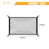 Norkmdi Car Cargo Net, 39.37" 23.62" Adjustable Elastic Vehicle Trunk Cargo Storage Net with Hooks, Stretchable Mesh Automotive Trunk Organizers, Universal for SUV Motorhome Pickup view 2