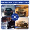 Rishdon Hail Protector Car Cover for MAZD A CX-5, 5-Layer Thicken Hail Blankets for Car Waterproof All-Weather Hail Protection Snowproof Protection Hail Anti Half Car Covers(Black,for MAZD A CX-5) view 3