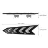 Cabilock 1 Pair Wiper Pressure Regulator: Arrow Design Car Window Rain Wiper Aid - Windshield Booster Auto Modification Accessory Presser Wing Pressure Tablet view 4