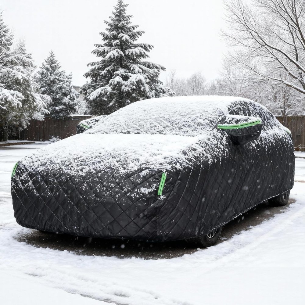 Anti-Hail Car Cover Compatible with Toyota Vanguard Hail Protector Full Exterior Cover Thickened All-Weather Waterproof Dust Snow Scratch-Resistant Soft Lining Hail Blanket for Car/Black