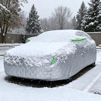 Hail Blankets for Car Compatible with Audi Q3 Thickened All-Weather Car Cover Full Outdoor Hail Protection Cover Dustproof Breathable Against Rain and Snow Scratch-Resistant/Silver